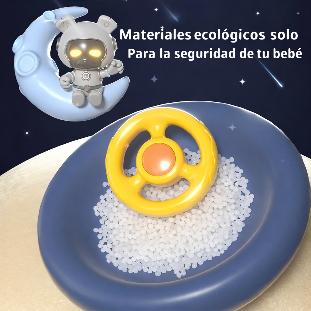 Volante Musical de juguete para niños de 4 a 6 años, juego de coche de carreras