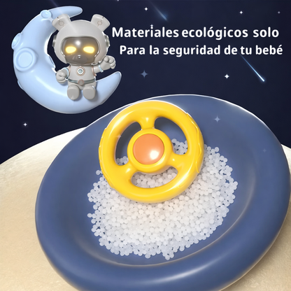 Volante Musical de juguete para niños de 4 a 6 años, juego de coche de carreras